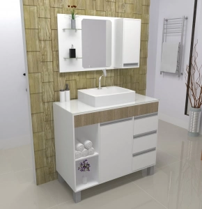 GABINETE PARA BANHEIRO FIT SUPREME - GABINETTO